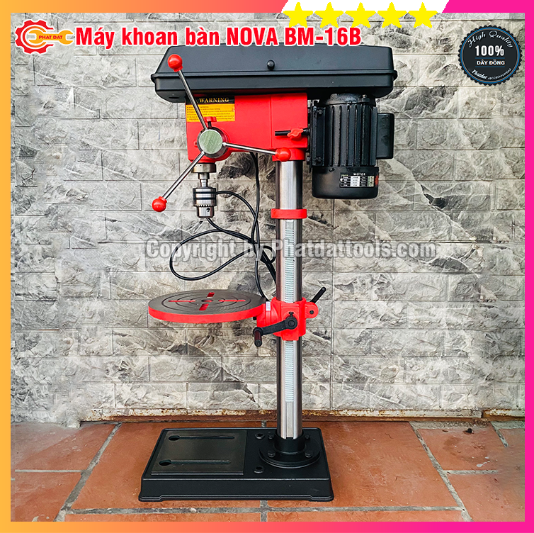 Máy khoan bàn nova bm-16b - công suất 550w - đầu kẹp 16mm - thợ săn máy ngon