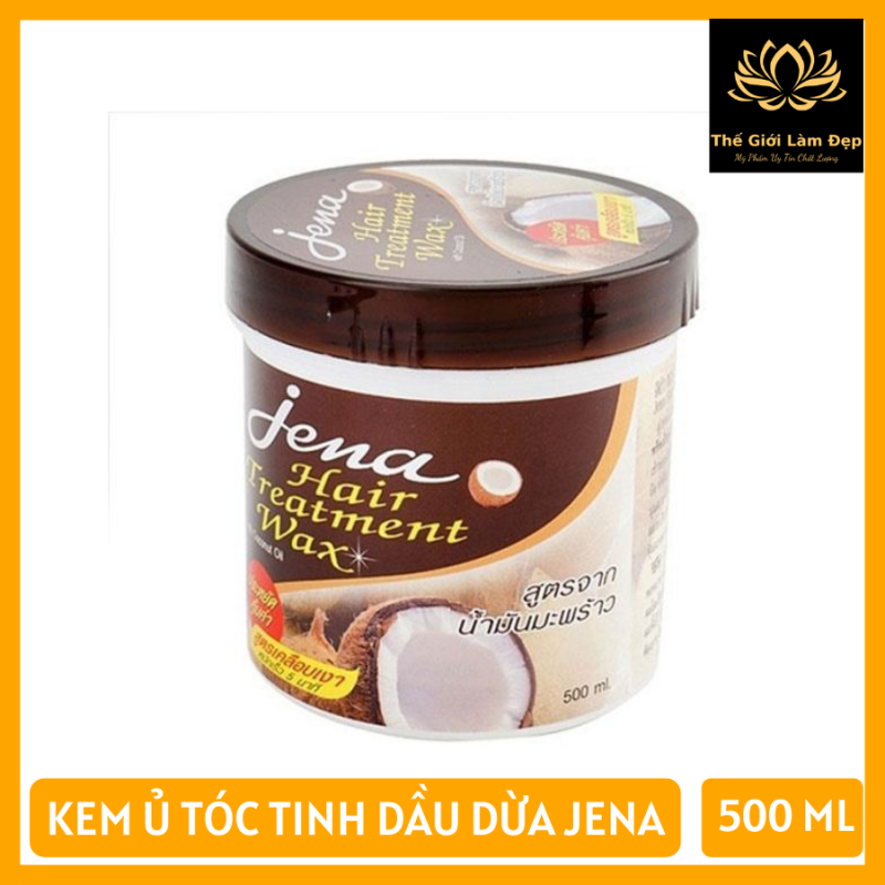 [HCM][Size - 500ml ] Kem ủ tóc tinh dầu dừa Jena Coconut Hair Treatment Wax cao cấp