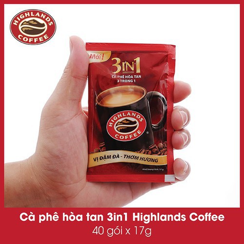 1 gói cà phê 3in1 Highlands Coffee