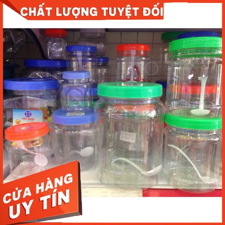 Lọ Hũ Bằng Nhựa Việt Nhật Có Nắp Đựng Thực Phẩm Sạch Giá Rẻ