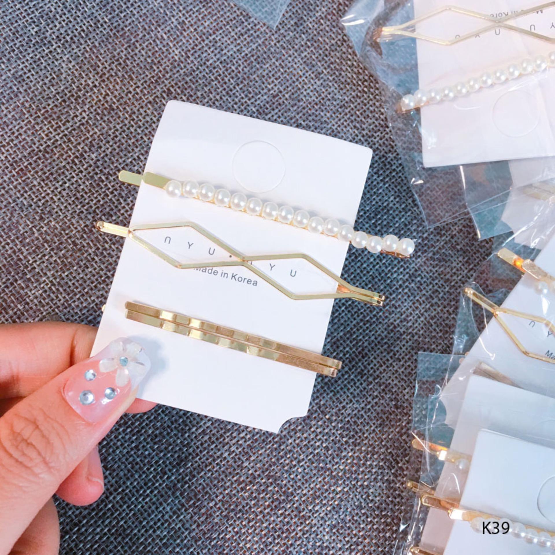 Kẹp tóc nhiều kiểu phong cách Hàn Quốc K39 - Long Tien