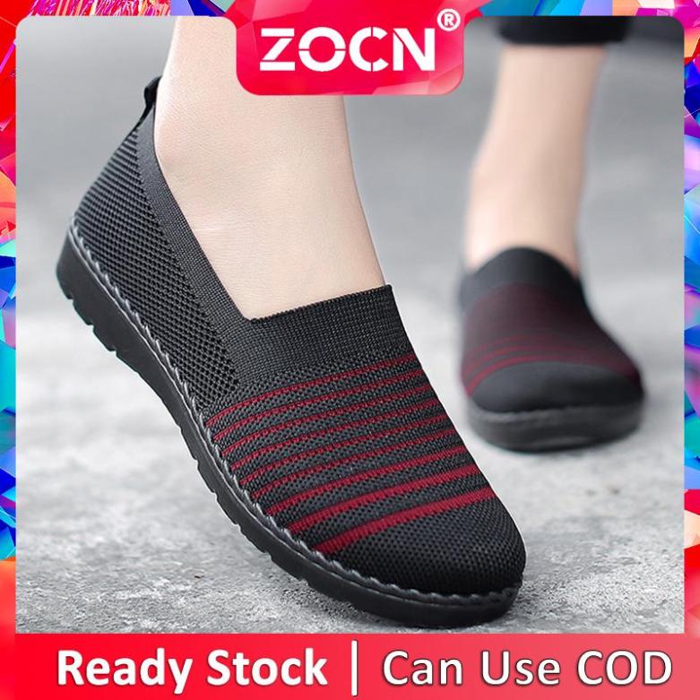 Giày Sneaker Nữ ZOCN Giày Đế Bằng Nữ Thời Trang Giày Đi Bộ giá rẻ