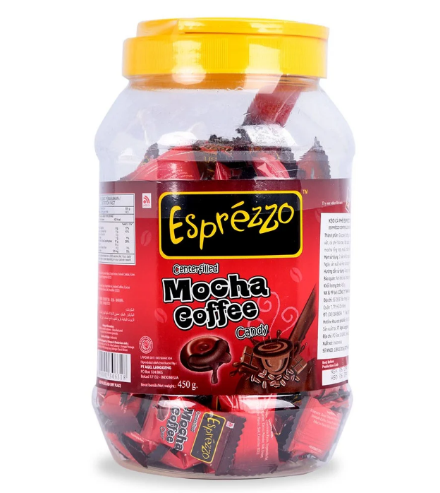Kẹo Cà Phê Mocha Coffee Candy (Hủ 450g)