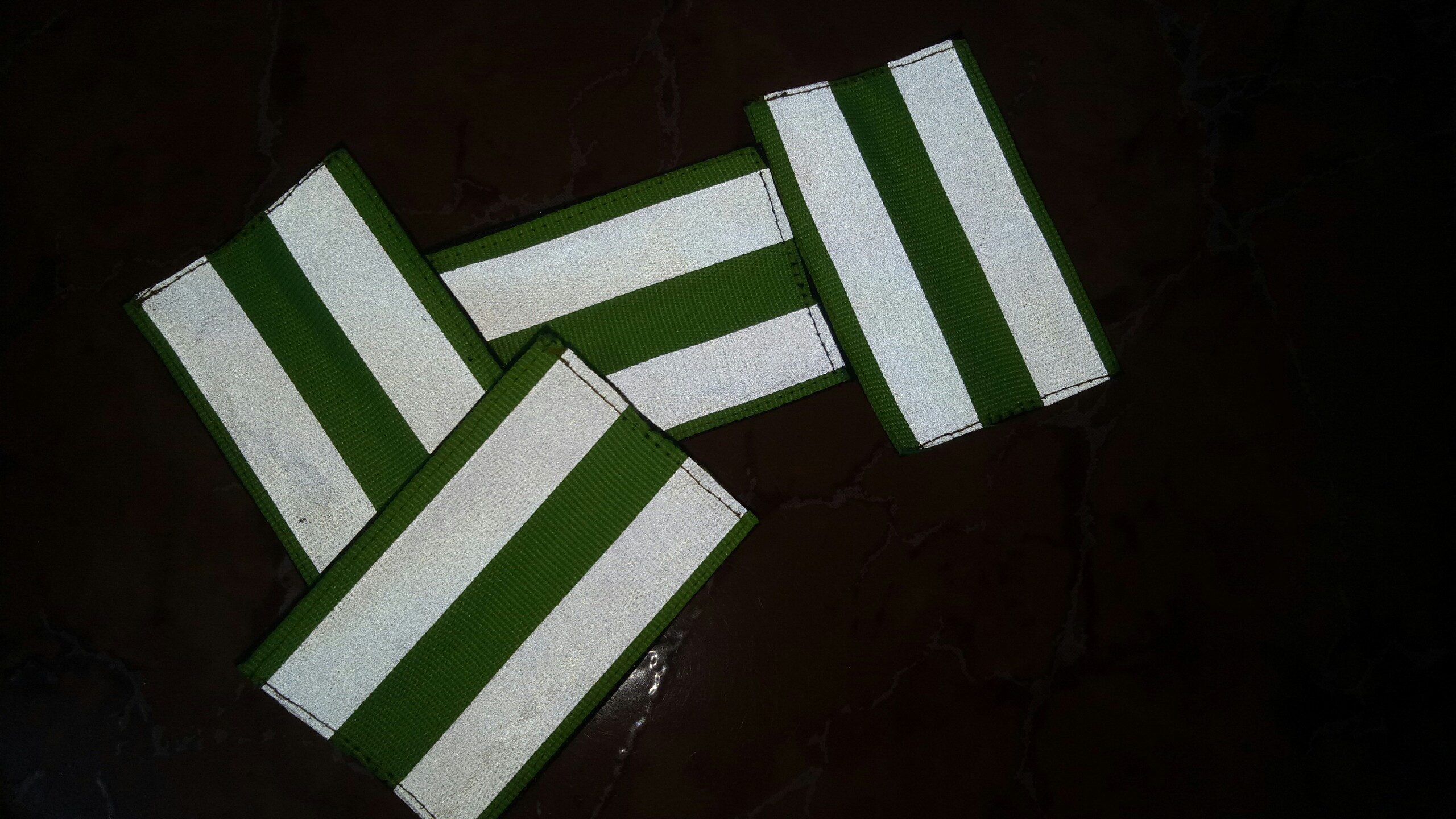 Patch vải phản quang, có nhám dính balo