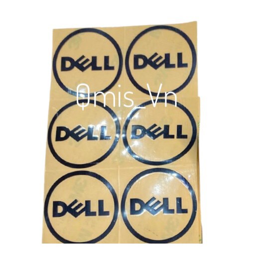 1 CÁI TEM LOGO Dell Latitude E5540 E5550 E5570...(lapop 15 inch) – Đường kính 4cm - ĐEN TO (15 INCH)