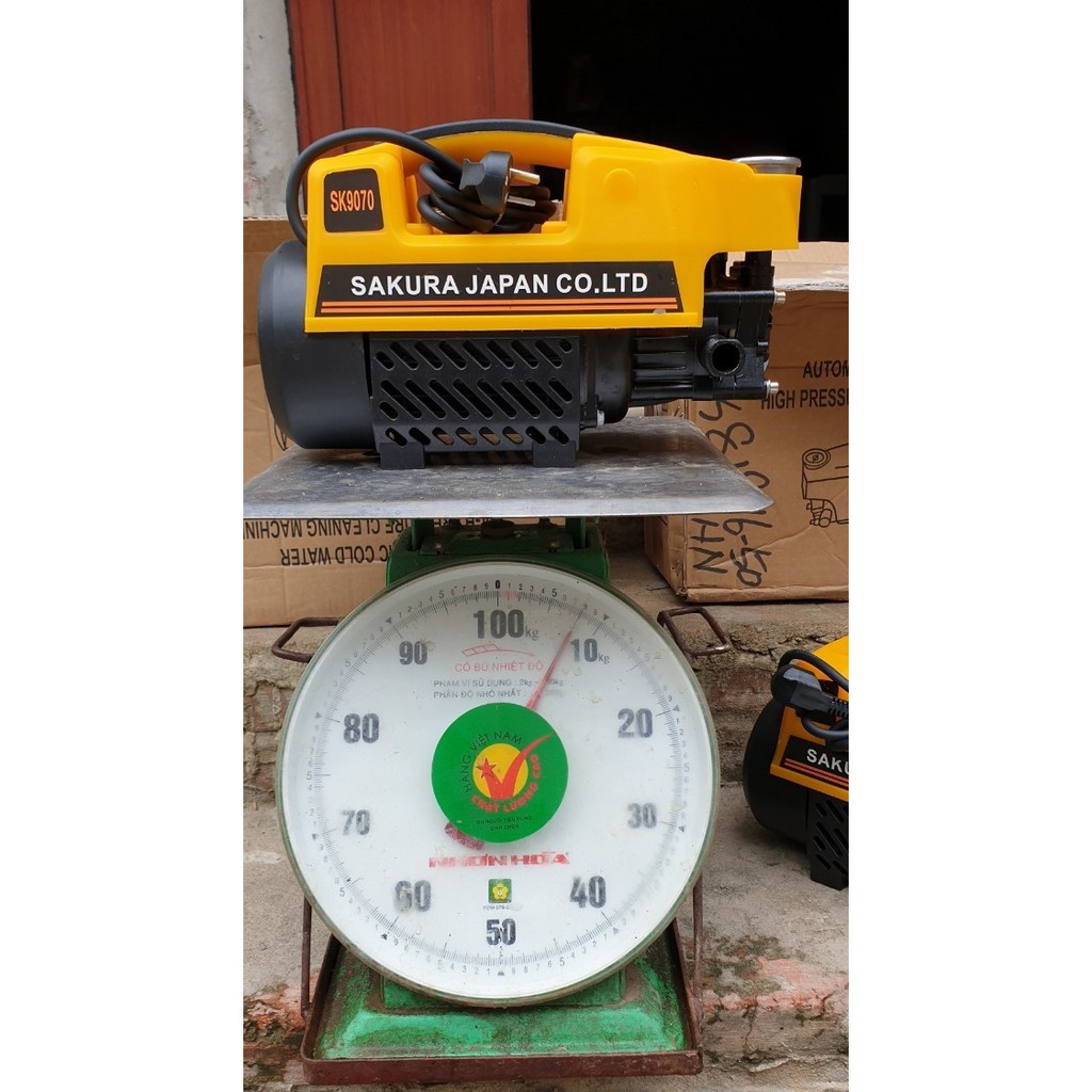 Freeship Máy rửa xe sakura áp lực cao - Hàng công ty - Tặng bình xịt tuyết