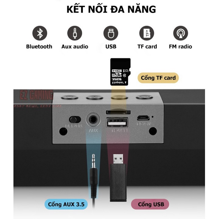 Loa thanh Soundbar Bluetooth 5.1 LEERFEI E-91