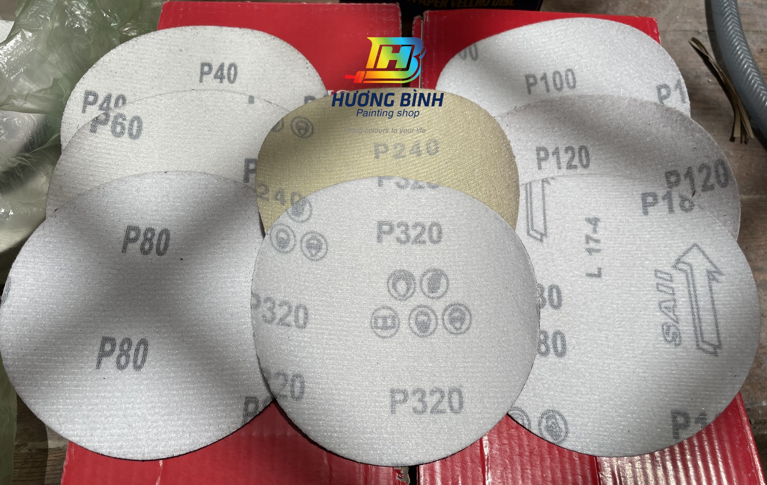 Nhám dĩa tròn không lỗ (125mm - 5inch)