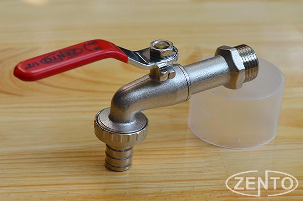 Combo 2 vòi đồng tay inox Zento ZT706