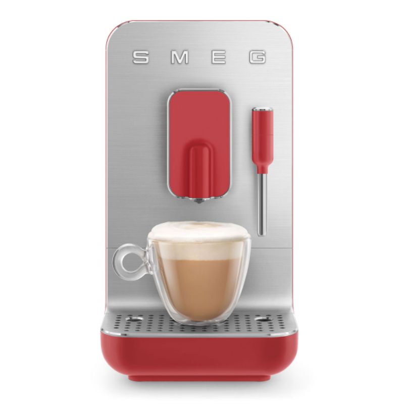 Máy Pha Cà Phê Espresso Smeg BCC02RDMEU, Red, Thermoblock, 19 Bar