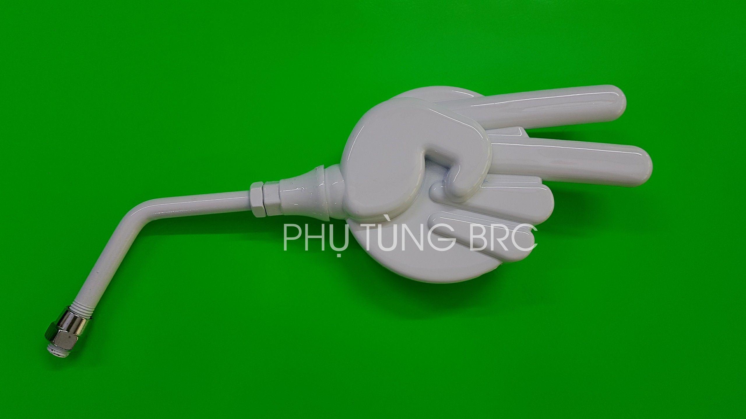 Gương chiếu hậu ngón tay màu trắng