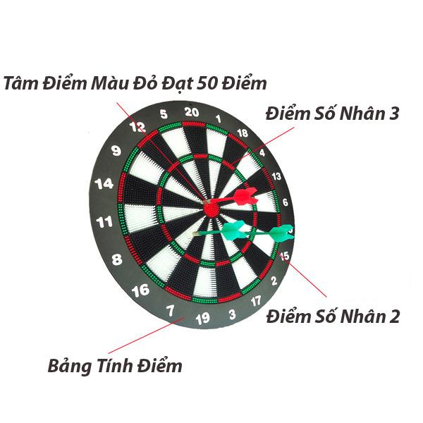 [HCM]Bảng Phóng Phi Tiêu 17 Inch Mũi Nhựa