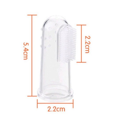 Tưa lưỡi silicon làm sạch răng miệng cho bé