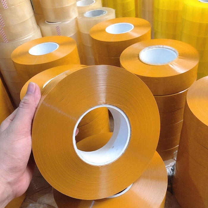 Băng keo trong 1kg 4.8cm dán thùng độ dính 45 sukado