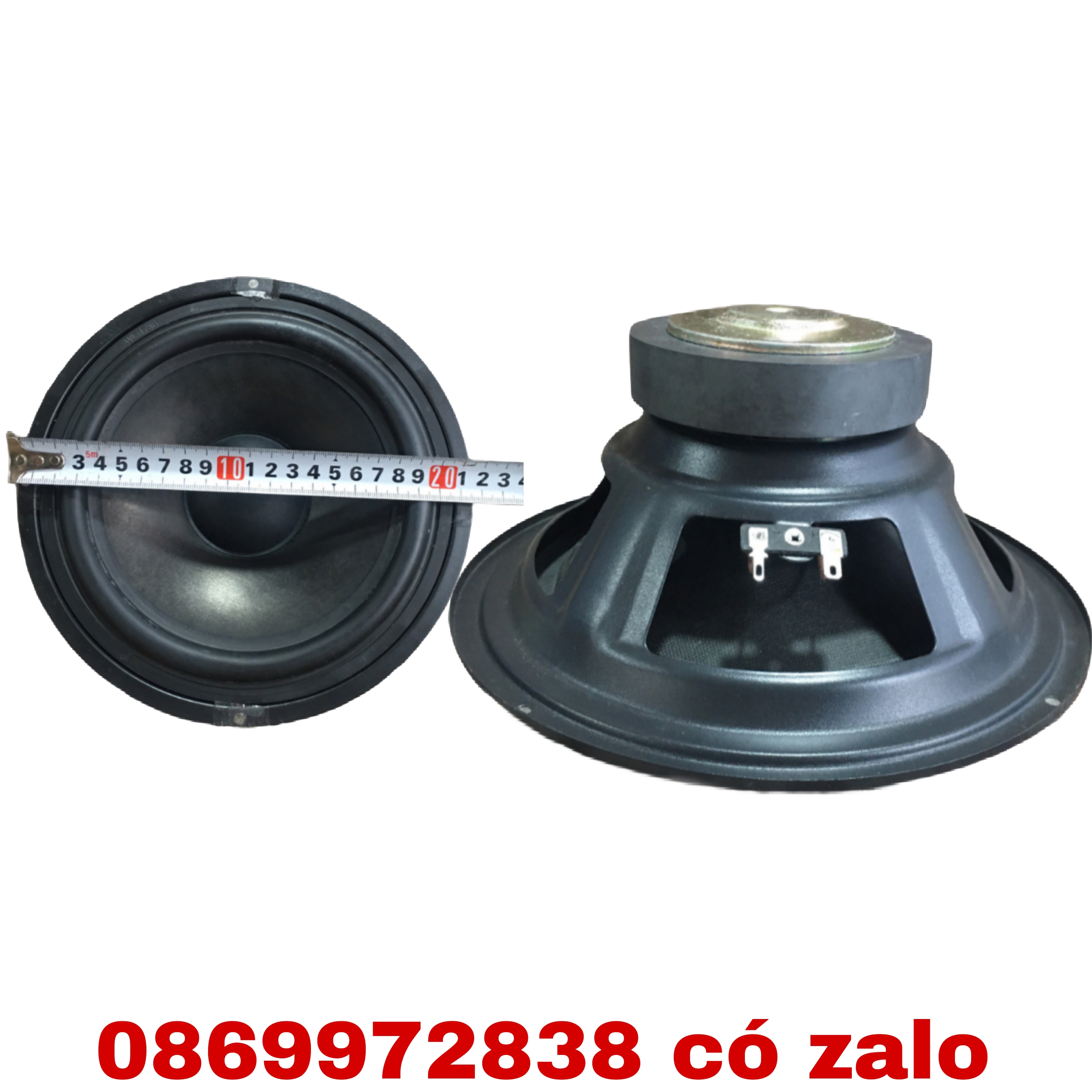 LOA BASS 20 TỪ 100 COIL 25 GÂN CAO SU - GIÁ 2 CỦ