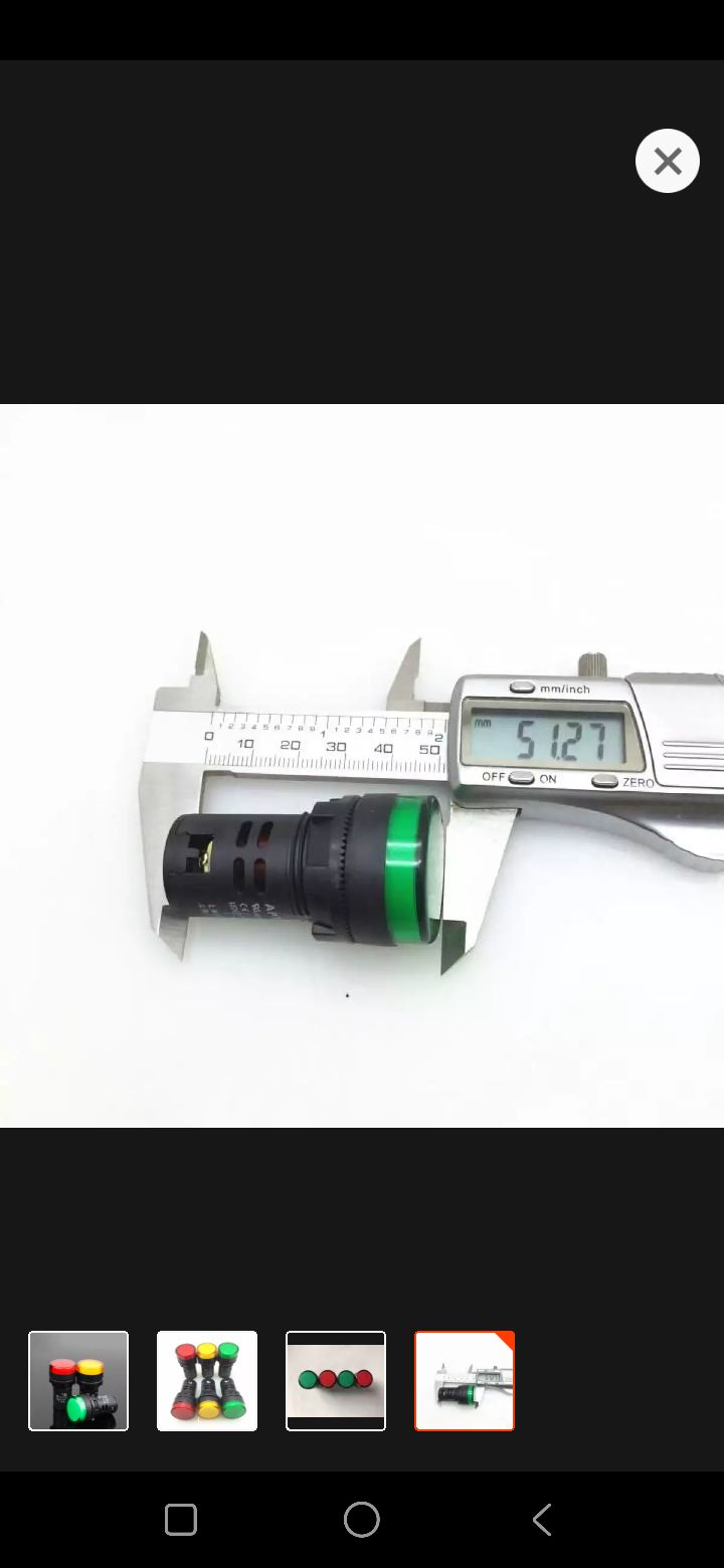 3 Đèn báo pha phi 22, điện áp  220v