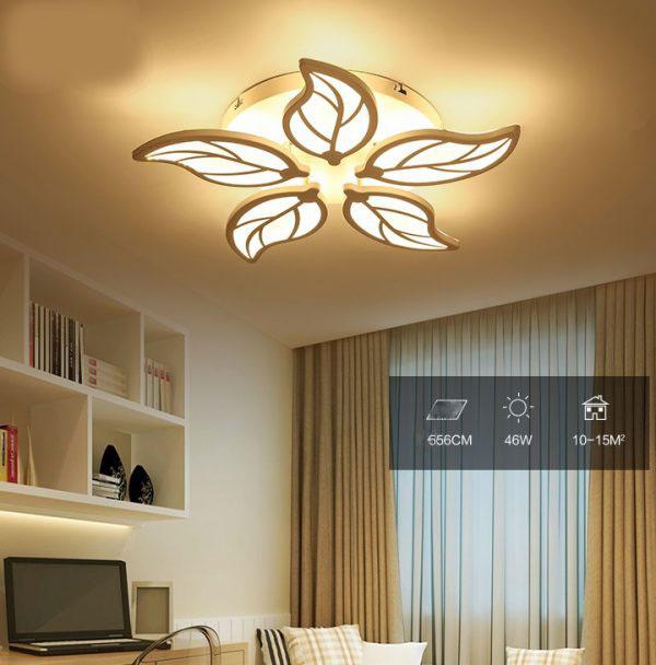 Đèn trần trang trí - đèn ốp trần KARO 3 chế độ sáng có điều khiển từ xa tiện lợi