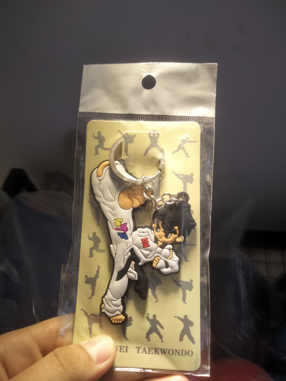 [HCM]{Móc khóa Taekwondo Silicon} nhựa dẻo ailaikit giá rẻ