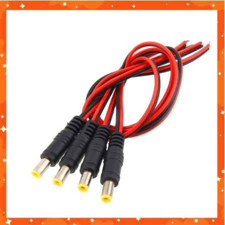 Jack nguồn chuyên dụng cho camera, dây đực DC 2.1mm