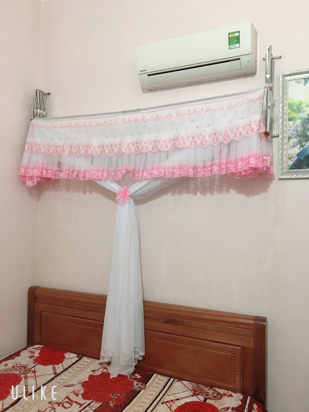 Màn khung xếp gọn vải tuyn lạnh loại đẹp (nhận đặt kích thước theo yêu cầu)