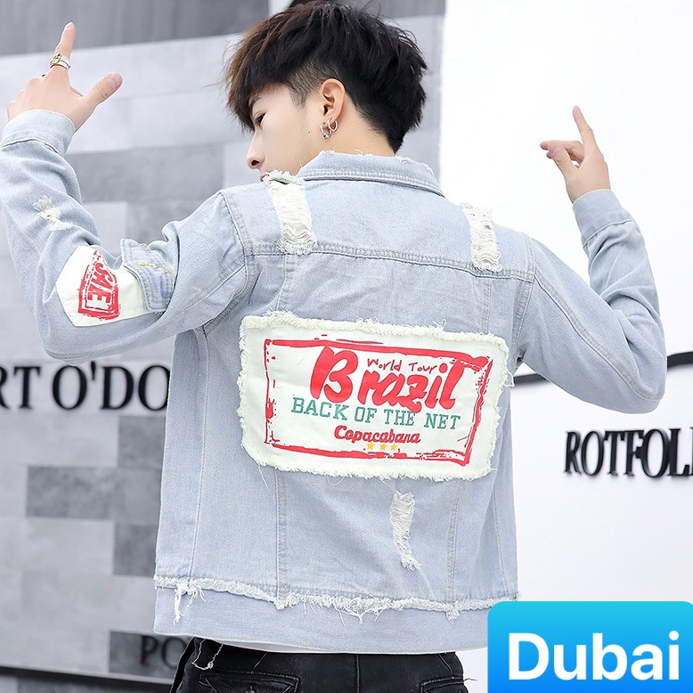 ÁO KHOÁC JEAN NAM NỮ UNISEX CHẤT BÒ KIỂU MỚI CAO CẤP SÀNH ĐIỆU HÀN QUỐC - DUBAI FASHION