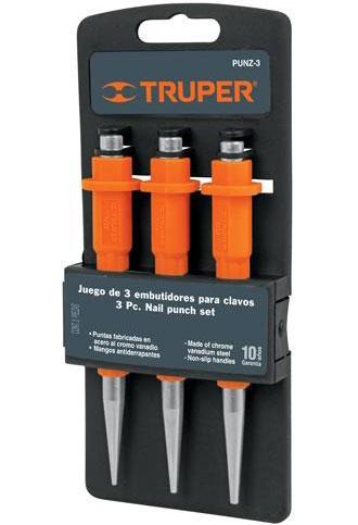 0.7, 1.5, 2.3mm bộ đục lấy dấu truper 18064