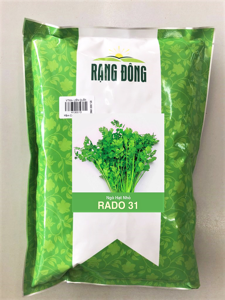 Hạt giống ngò hạt nhỏ rado 31 rạng đông gói 20gram