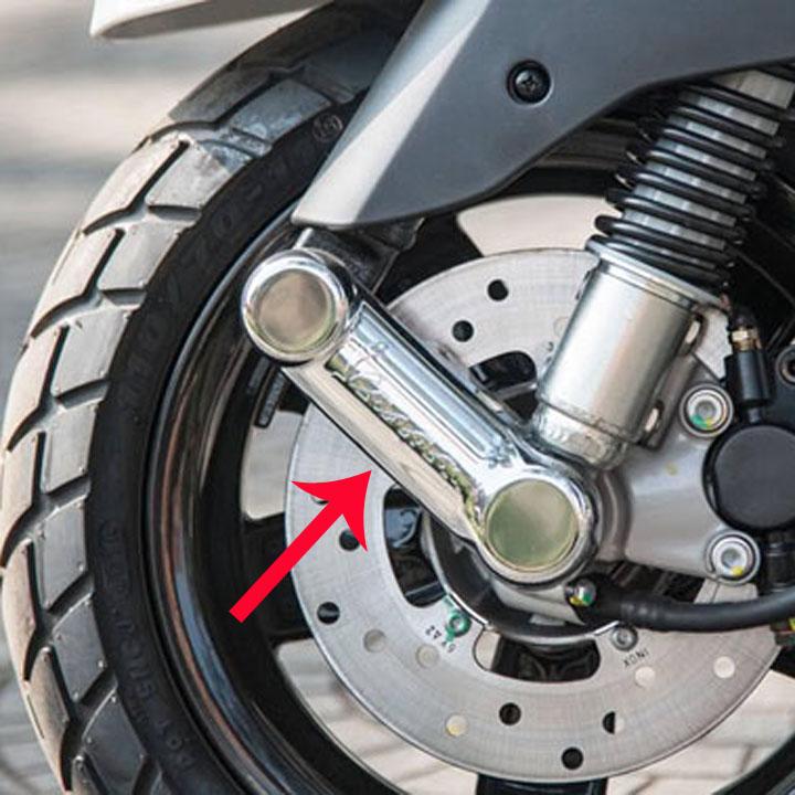 Bộ ốp càng xe Vespa LX với chất liệu nhựa cao cấp, sáng bóng ốp xe như mới G300