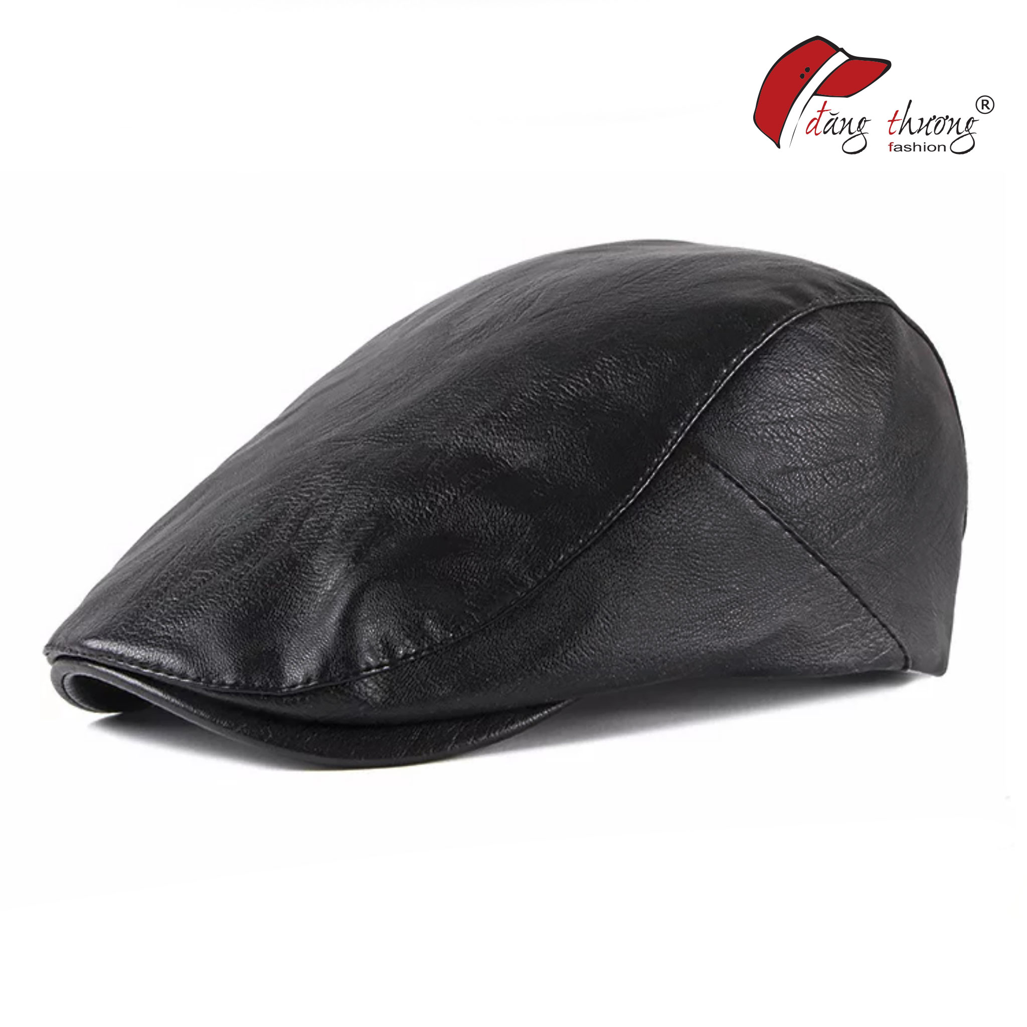 Mũ nón cóc bere mỏ vịt nam chất liệu da Pu
