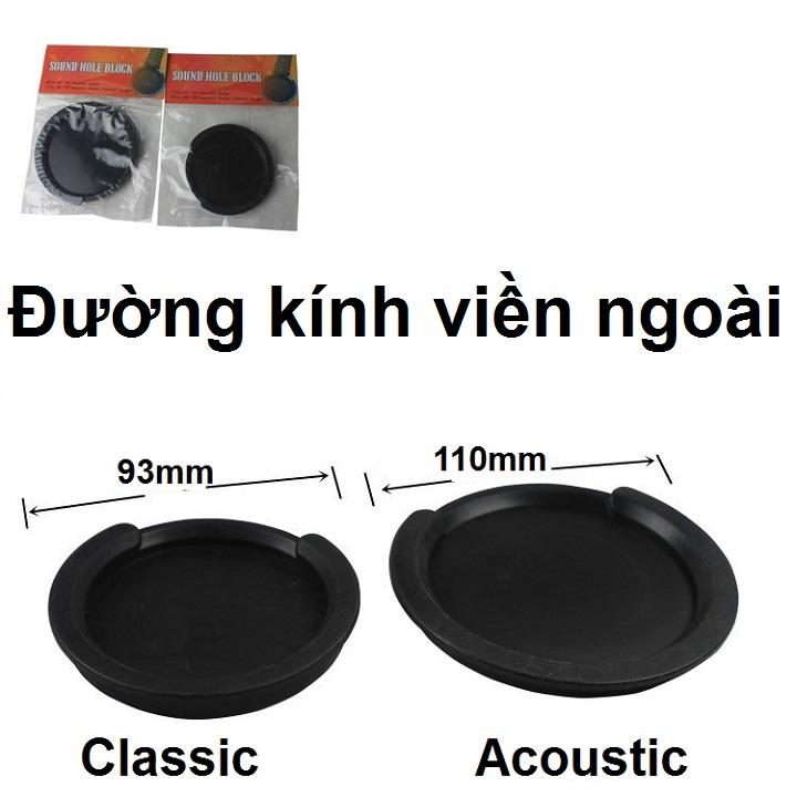 Miếng chặn lỗ thoát âm đàn guitar chống hú