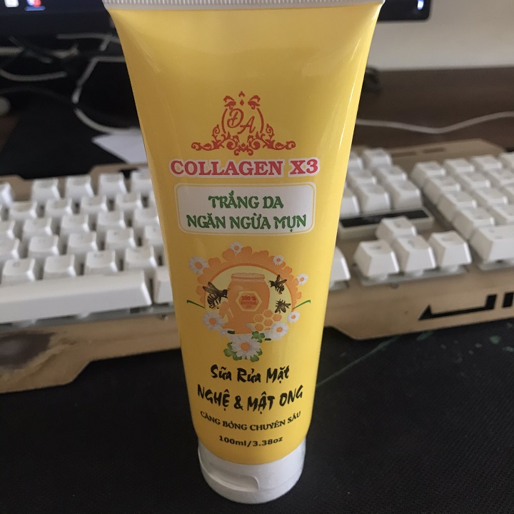 [HCM] Sữa rửa mặt nghệ và mật ong collagen x3