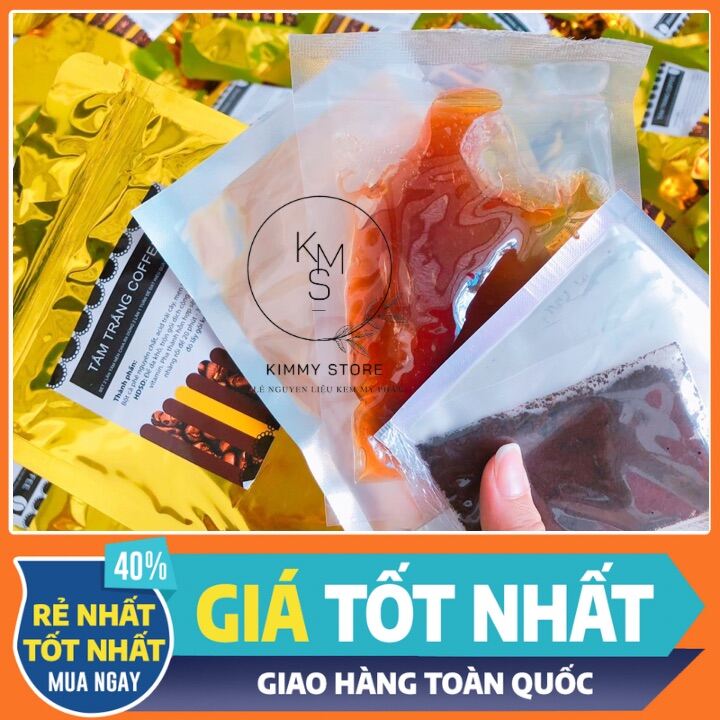 Combo 1 set tắm trắng coffee cà phê vỏ vàng