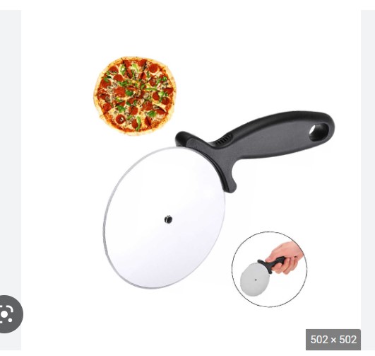 Dao cắt pizza cán đen- đỏ