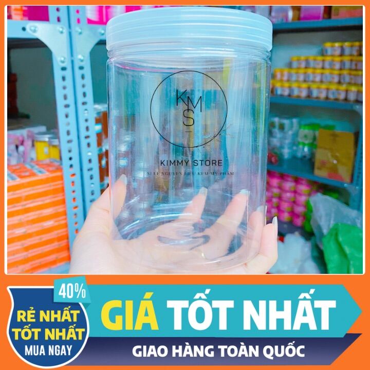 Lẻ hộp đựng kem 500g trong suốt