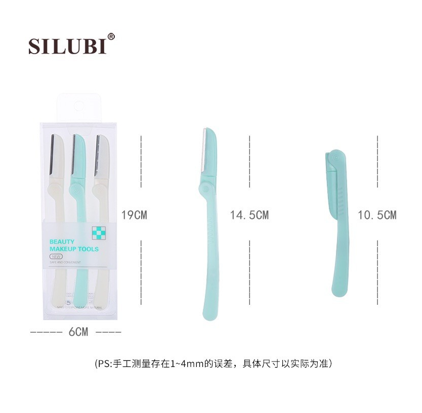 Set 3 dao cạo mày Silubi