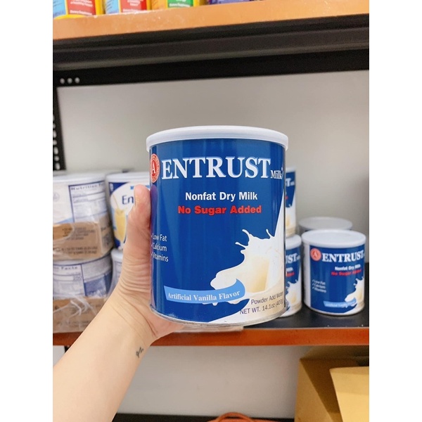 SỮA ENTRUST 400g KHÔNG ĐƯỜNG HƯƠNG VANI