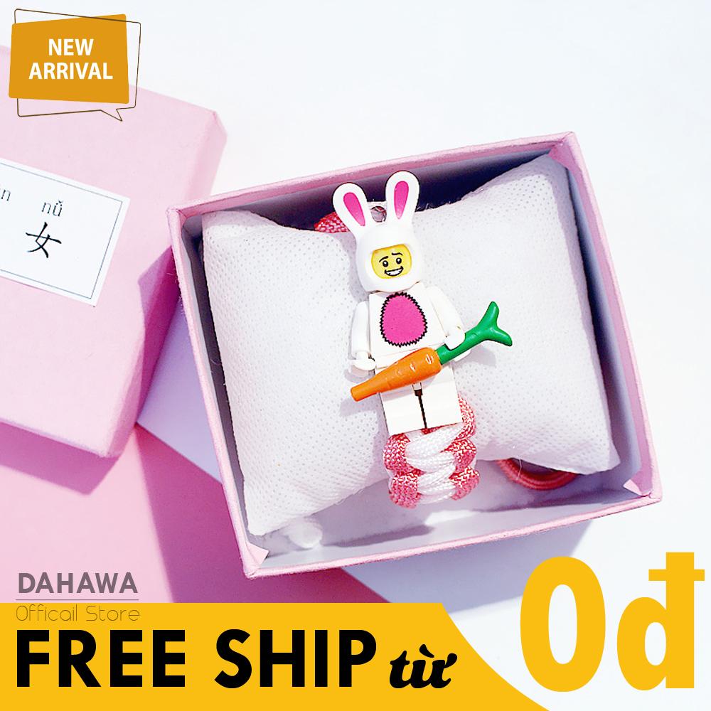 Vòng Đeo Tay Nữ Handmade, Họa Tiết Cartoon Bằng Nhựa Dễ Thương, Sinh Động, Có Dây Điều Chỉnh Rộng Chật, Phong Cách Hàn Quốc, 4 Màu Lựa Chọn