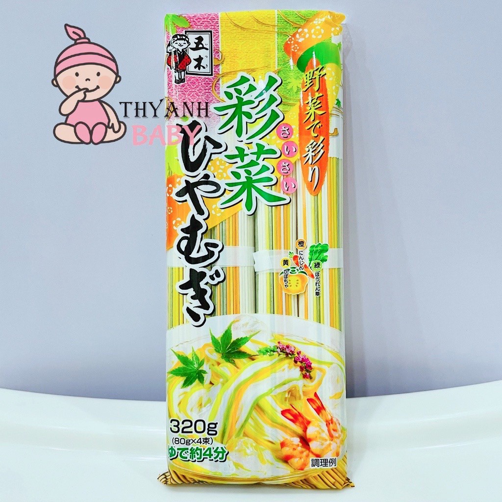 Mỳ Somen Rau Củ Itsuki 320g Nhật Bản