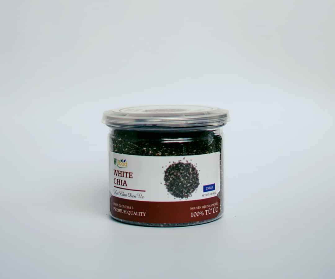 Hạt Chia Đen Tốt cho sức khỏe Mfood Hủ 250g