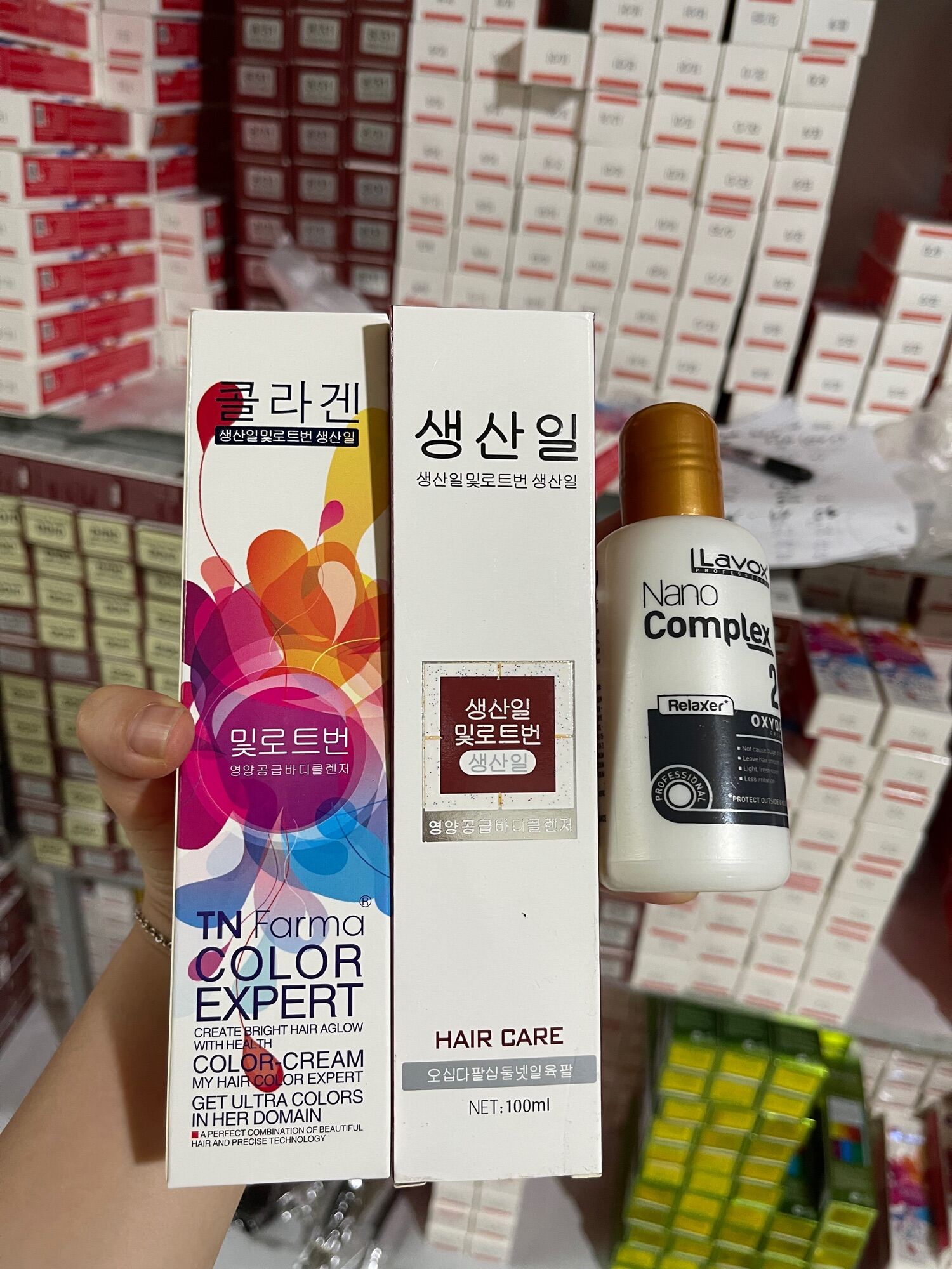 [ Chính Hãng Siêu Rẻ ] Sỉ Nhuộm Tóc Hàn Đủ Các Màu (Không Kèm Oxy), Màu Khách Nhắn Tin Chọn Màu Theo Bảng