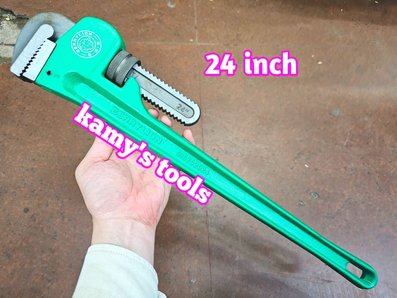 Mỏ lết răng 18 inch 24 inch BerryLion model 016202018 016202024 Chính Hãng