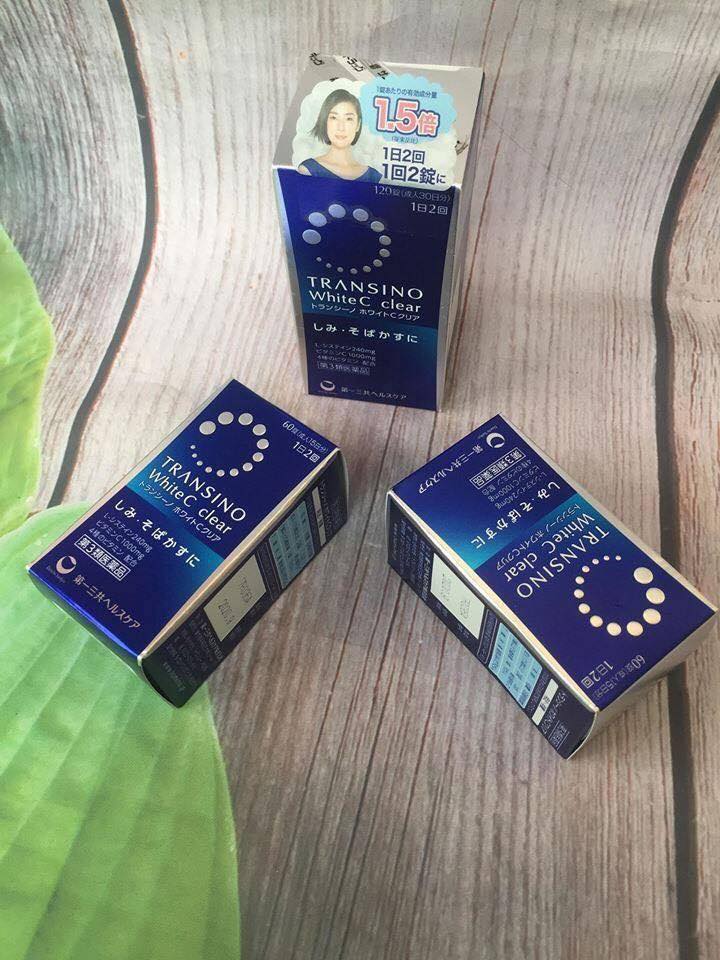 [HCM]VIÊN UỐNG TRẮNG DA TRANSINO 120Viên
