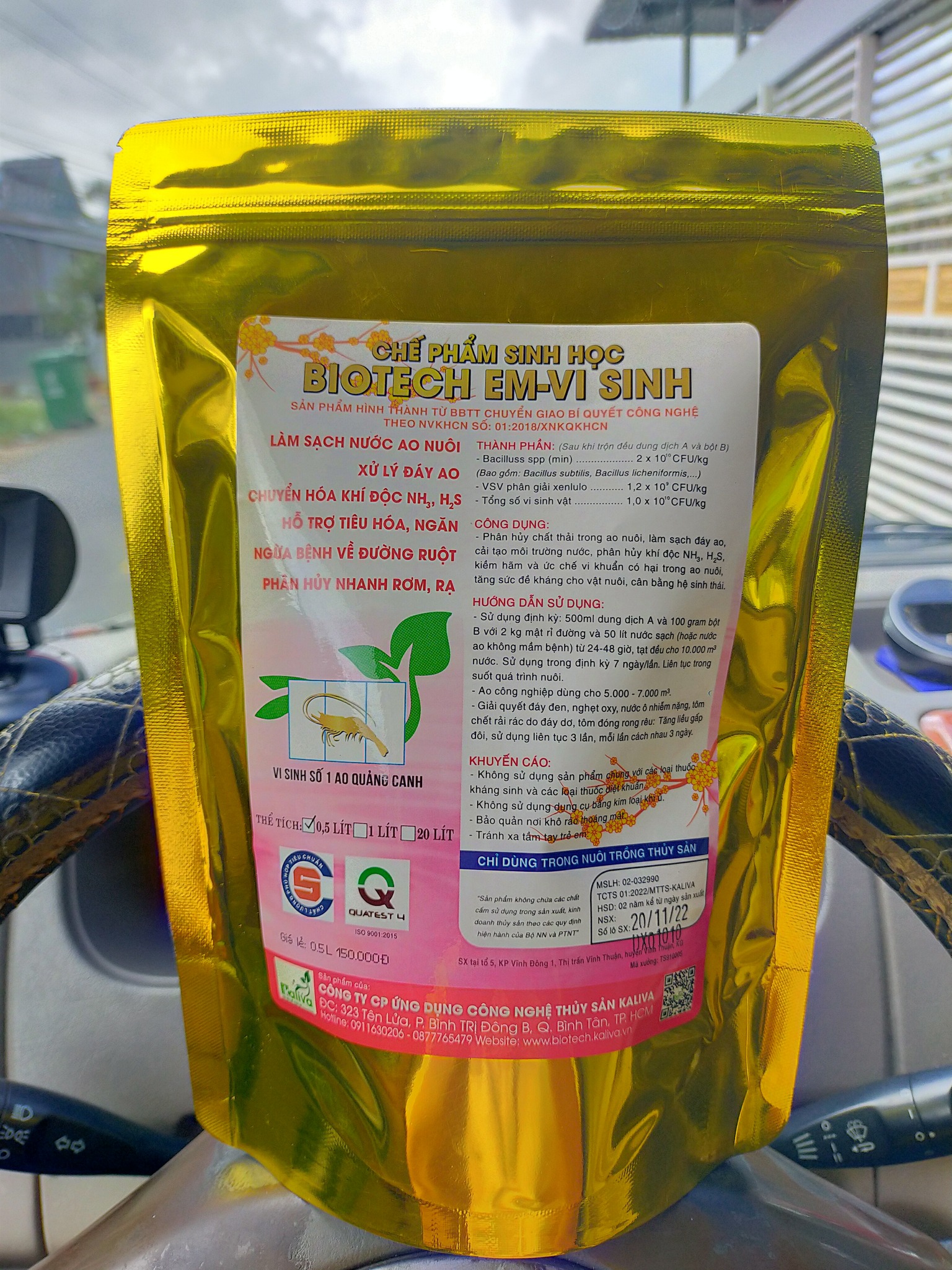Men vi sinh biotech em kaliva