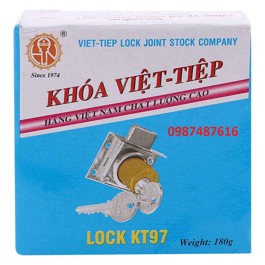 Khóa tủ kt 97 việt tiệp