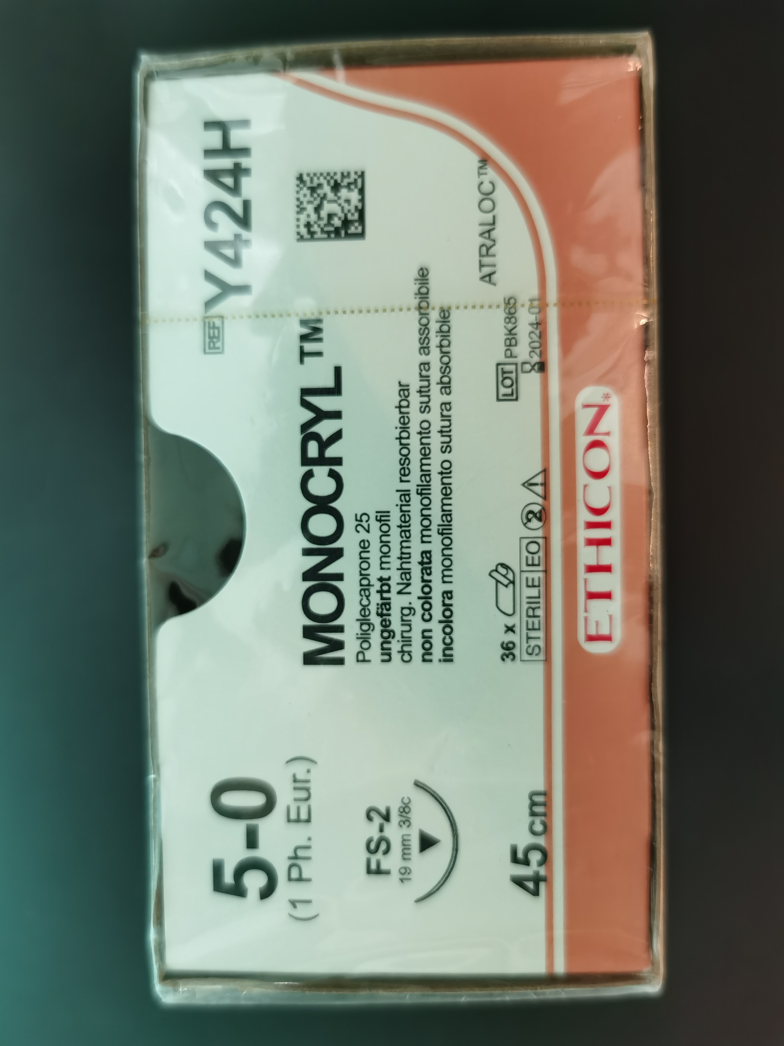 Chỉ phẫu thuật Monocryl 5/0
