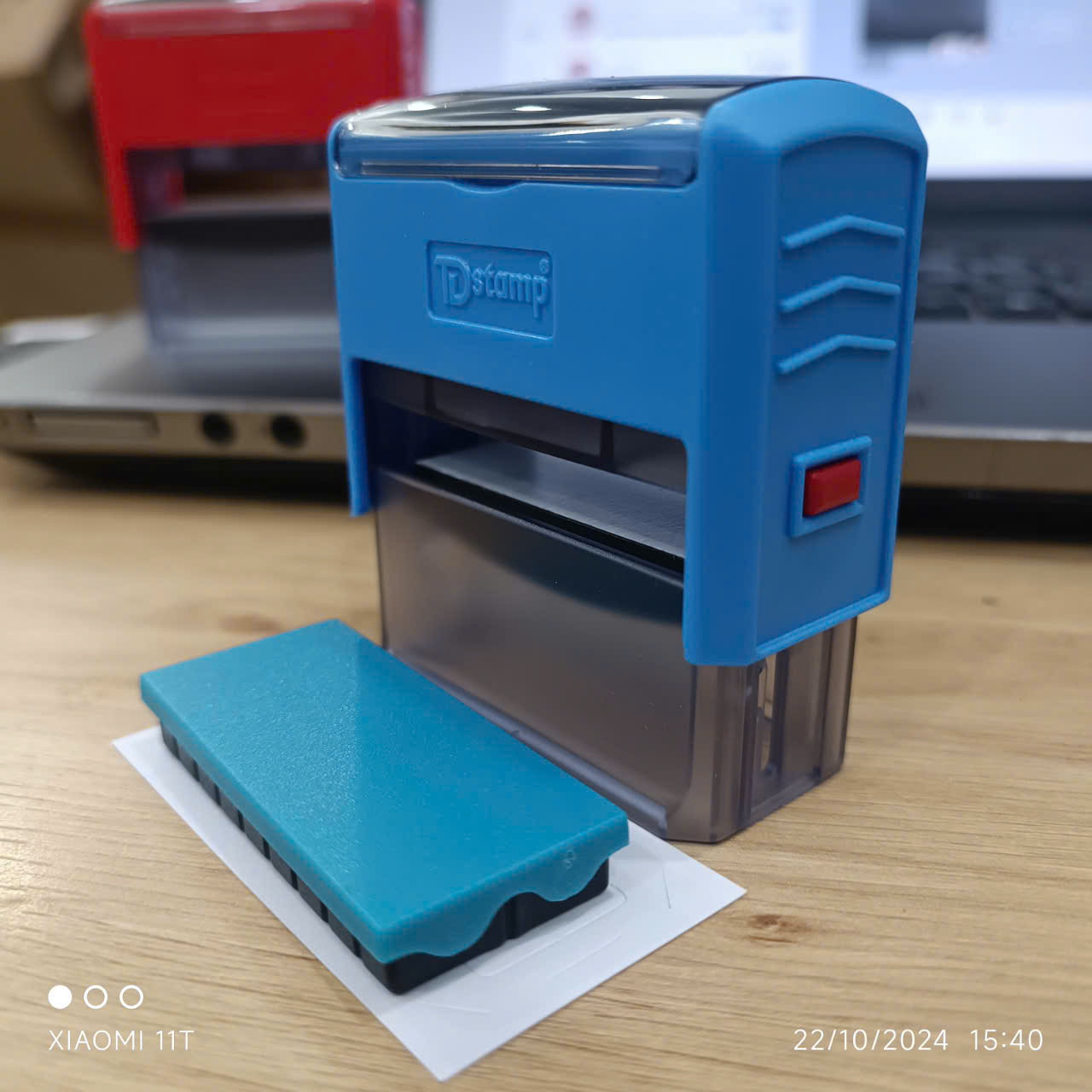 [HCM]Khắc dấu tên 1 dòng dài TDstamp T-217