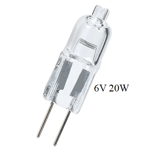 BÓNG ĐÈN Halogen KÍNH HIỂN VI 6V 20W