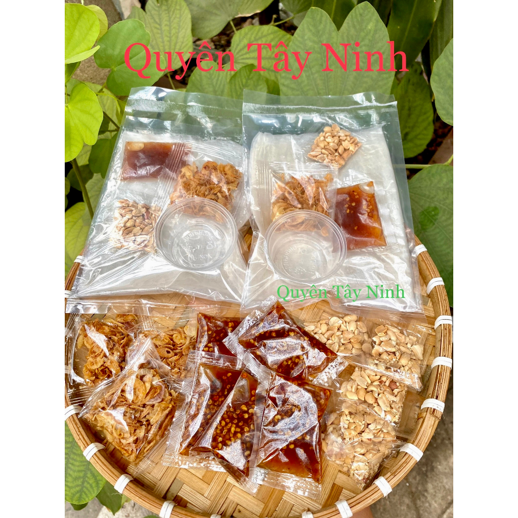Bánh Phơi sương mỏng Chấm SỐT ME HÀNH PHI ĐẬU PHỘNG Chấm Cực Ngon - QUYÊN TÂY NINH