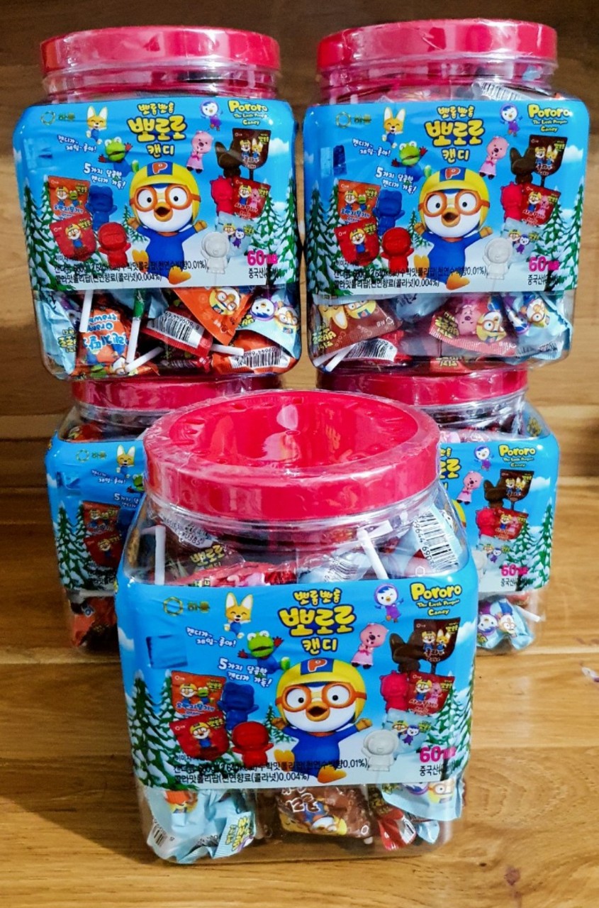 Lẻ 1 chiếc Kẹo mút Pororo Candy Hàn Quốc