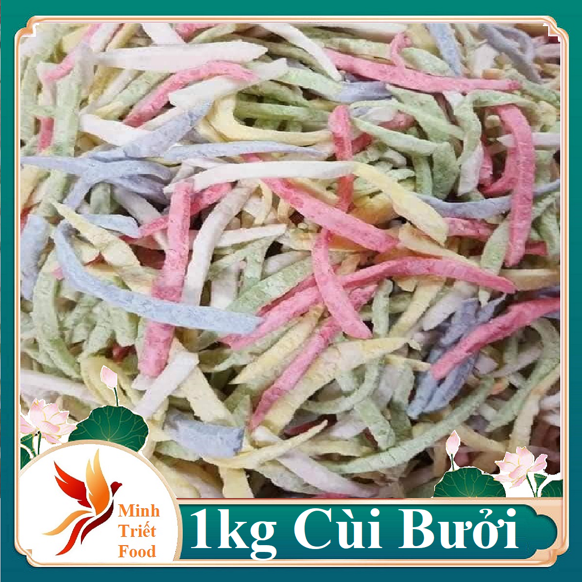 Cùi bưởi 100% nguyên chất , không đắng không tẩm màu bảo quản nấu chè siêu ngon- đặc sản minh triết